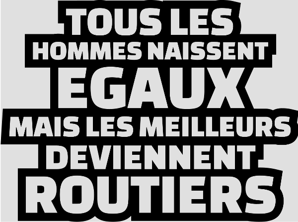 T-shirt personnalisé Routier