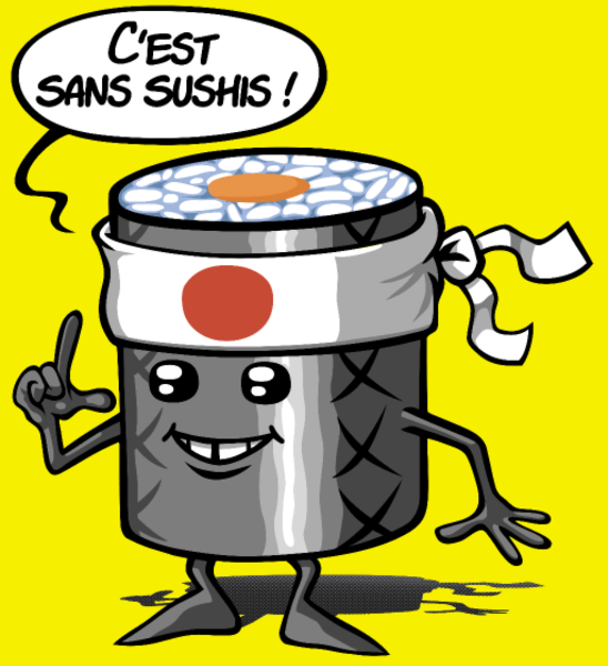 T-shirt personnalisé Sushi