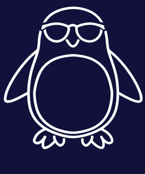T-shirt personnalisé Pingouin blanc