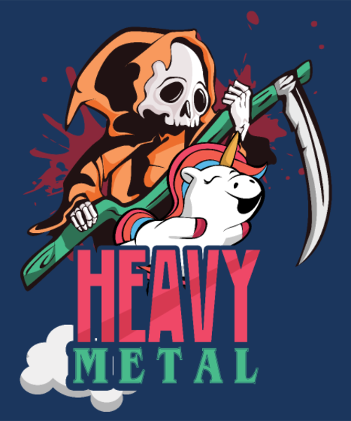 Tablier personnalisé Guitariste heavy