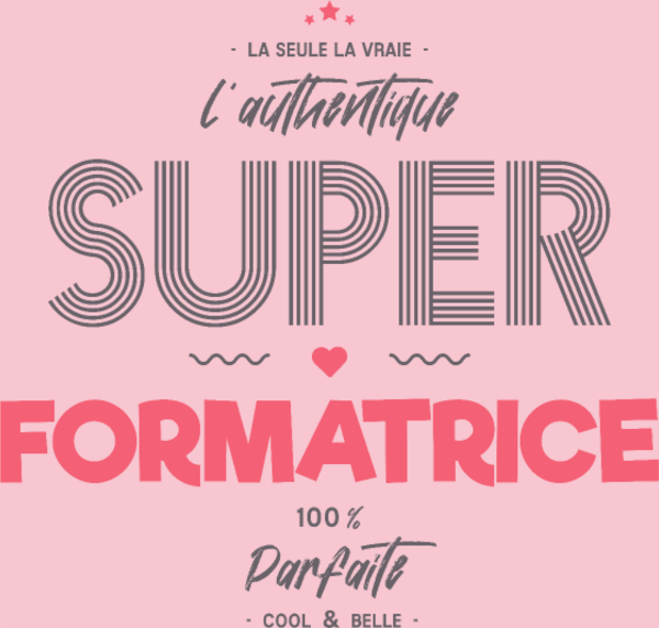 T-shirt personnalisé Meilleure formatrice
