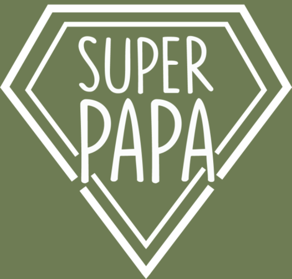 Maquette de Super Papa - Idée Cadeau Noël & Fête des Pères à personnaliser