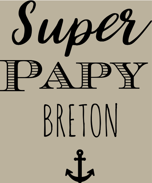 Body Bébé personnalisé Papy breton