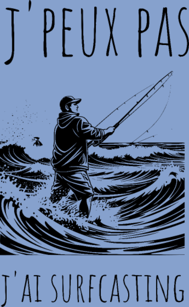 T-shirt personnalisé Surfcasting