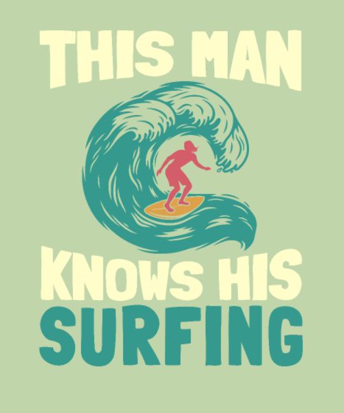 T-shirt personnalisé Surfeur plage