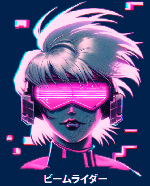 T-shirt personnalisé Synthwave