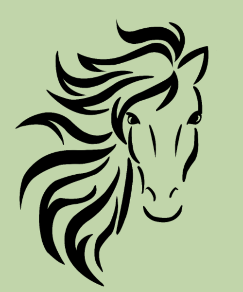 T-shirt personnalisé Cheval tribal