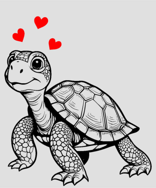 T-shirt personnalisé Cur amour