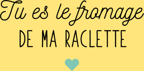 T-shirt personnalisé Raclette