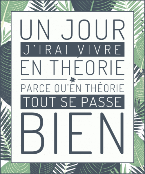 T-shirt personnalisé Philosophie reveur