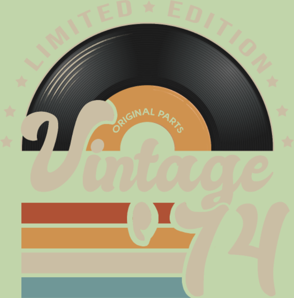 Vinyle Vintage 1974 – Anniversaire 49 ans