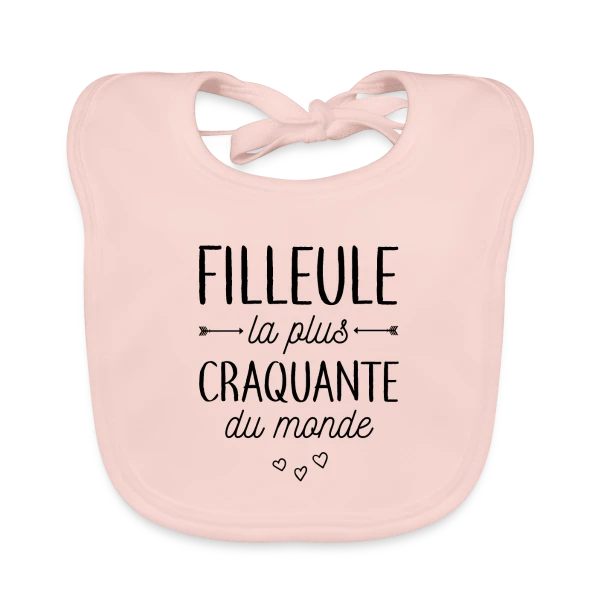 Ma Filleule la Plus Craquante sur Bavoir bio Bébé
