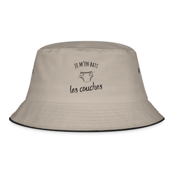 Humour "Je M'en Bats Les Couches" - Idée Cadeau Drôle sur Bob