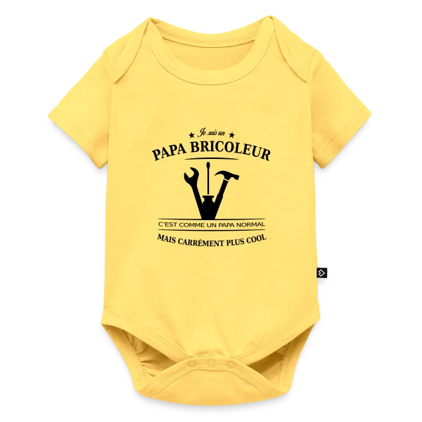 Papa Bricoleur: Le Roi du Bricolage sur Body à manches courtes Premium Bébé