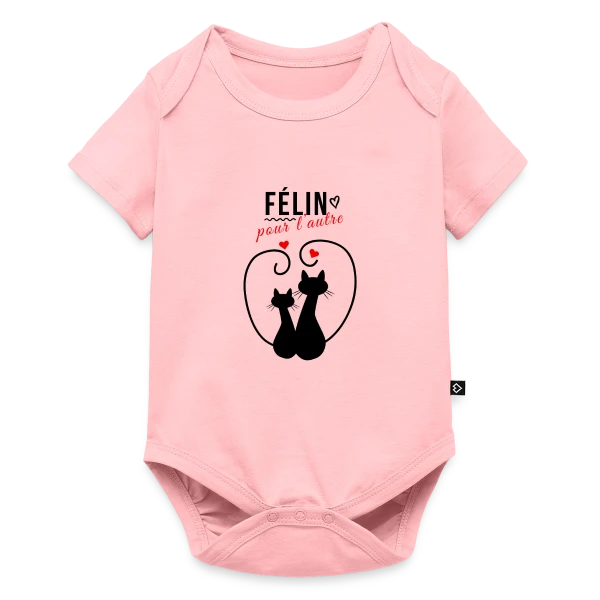 Félin pour l'autre sur Body à manches courtes Premium Bébé