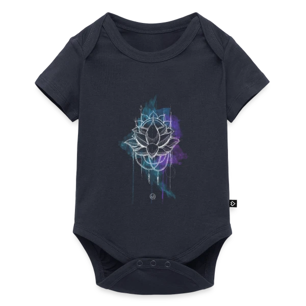 Mandala Solstice d'Été Lumineux sur Body à manches courtes Premium Bébé