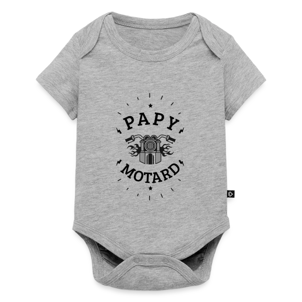 Papy Motard, La Légende sur Body à manches courtes Premium Bébé