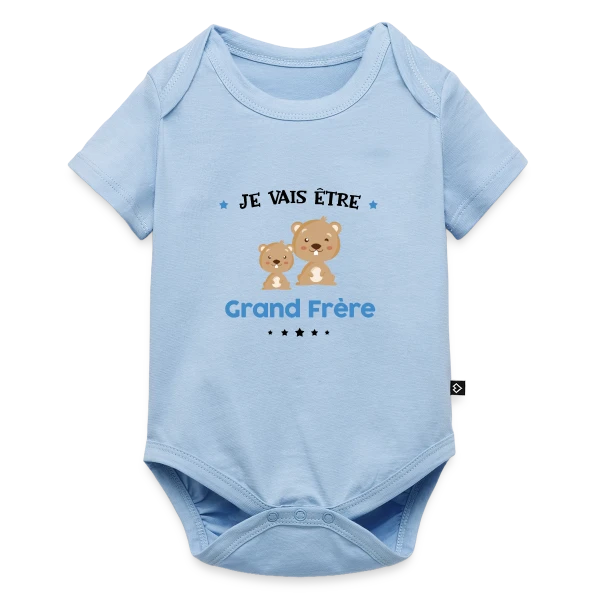 Maquette de "Je Vais Être Grand Frère" - Annonce Naissance à personnaliser