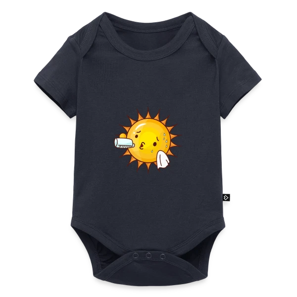 Soleil en Sueur - Humour Estival sur Body à manches courtes Premium Bébé