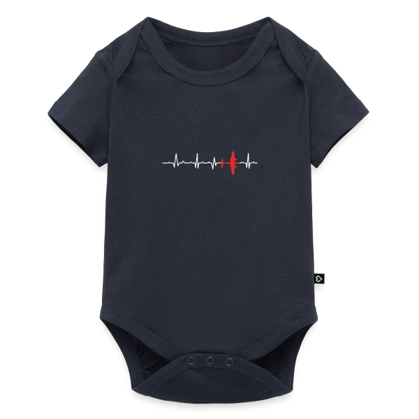 Avion Rétro Passion sur Body à manches courtes Premium Bébé