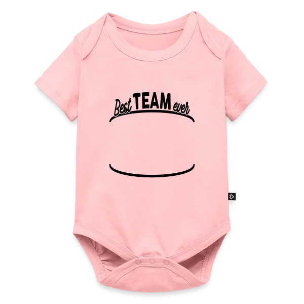 Personnalisable Best Team Ever - Votre Équipe sur Body à manches courtes Premium Bébé