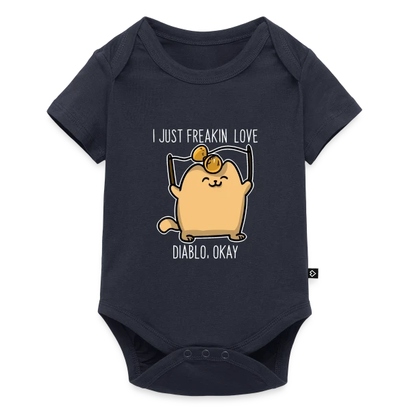 Chaton Diabolo Joueur sur Body à manches courtes Premium Bébé