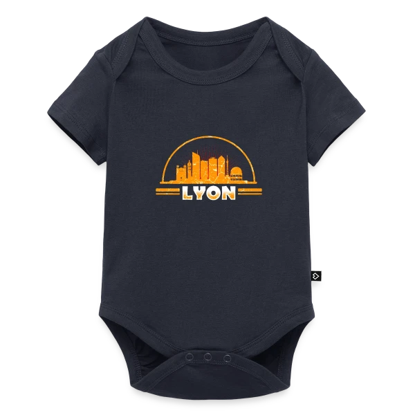 Maquette de Lyon Skyline Vintage à personnaliser