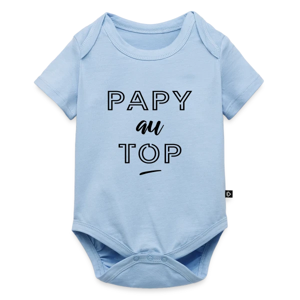Super Papy sur Body à manches courtes Premium Bébé