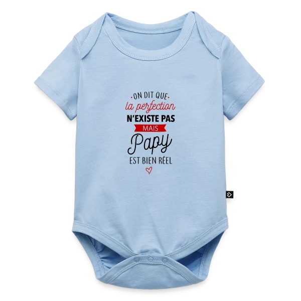 Papy Parfait : La Perfection Faite Homme sur Body à manches courtes Premium Bébé