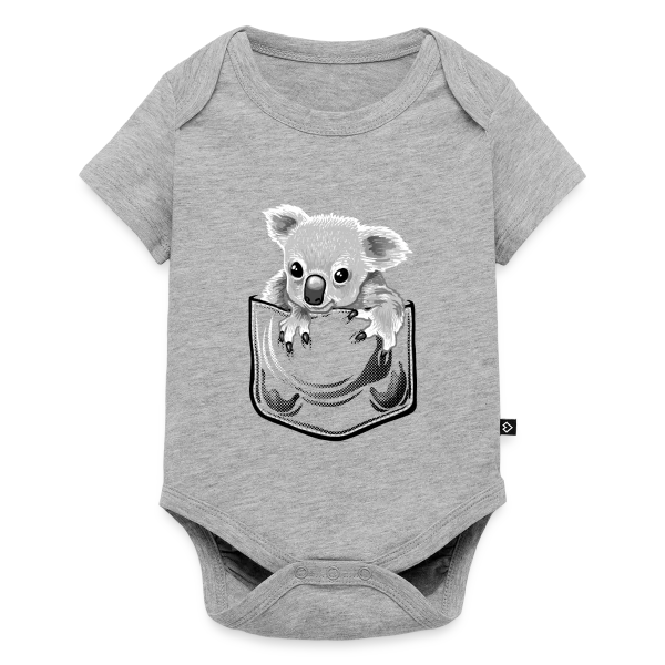 Koala Stylé à la Pochette sur Body à manches courtes Premium Bébé