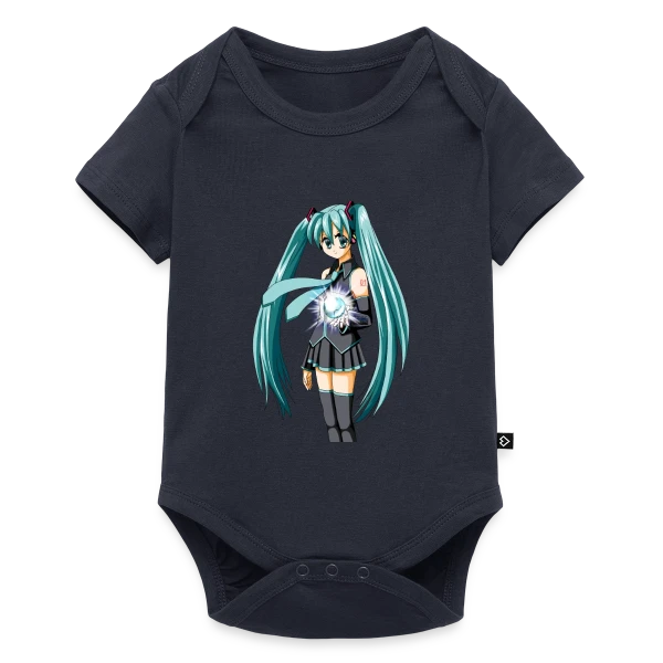 Maquette de Miku Manga : Jolie Fille Style Anime Kawaii à personnaliser