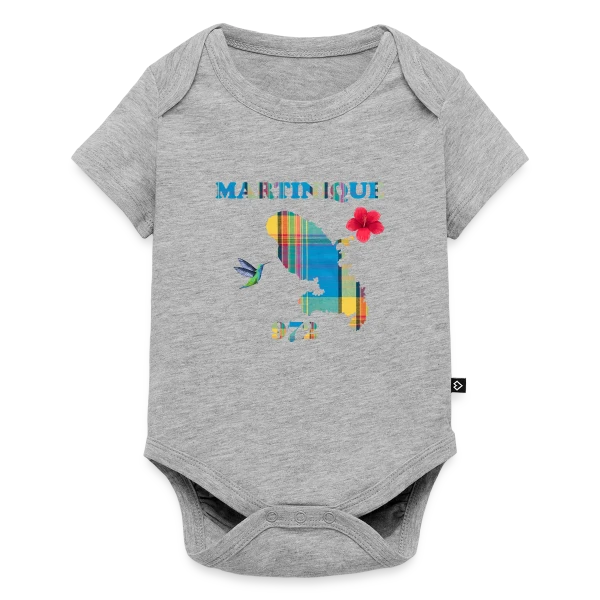 Martinique Madras 972 sur Body à manches courtes Premium Bébé