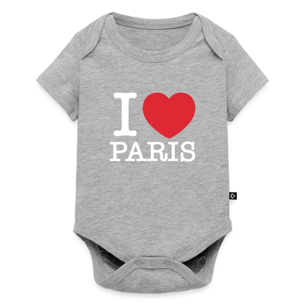 Cœur J'aime Paris sur Body à manches courtes Premium Bébé