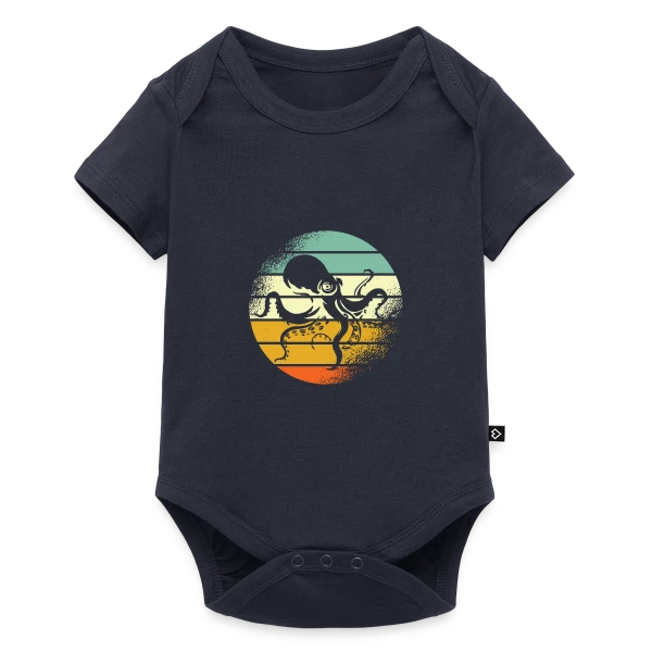Maquette de Pieuvre Rétro Océanique à personnaliser
