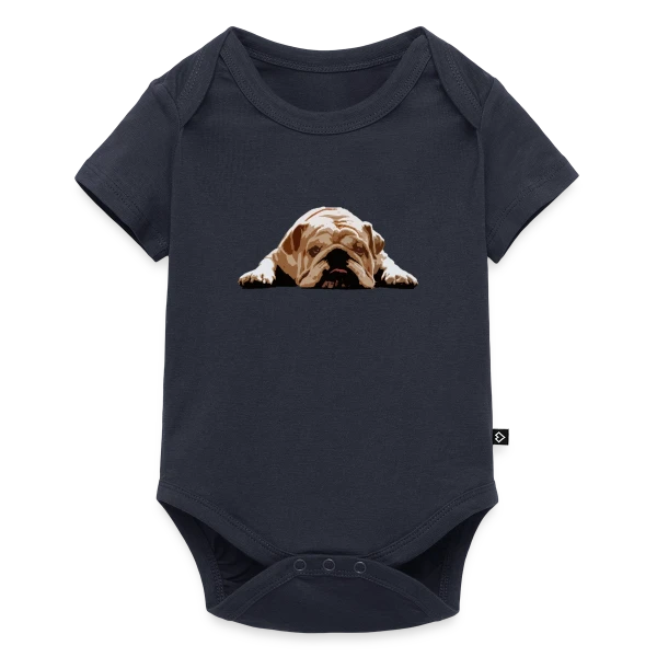 Bulldog Anglais Humour sur Body à manches courtes Premium Bébé