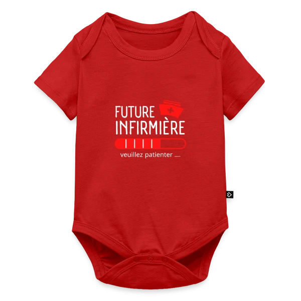 Maquette de Future Infirmière : Patientez ! T-shirt Humour et Motivation à personnaliser