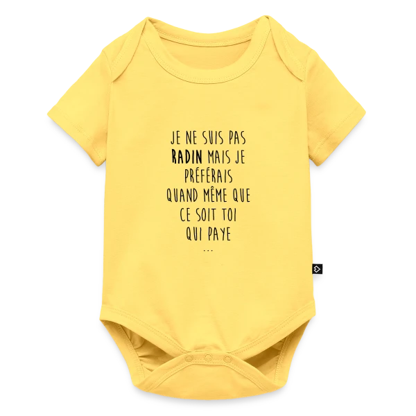 Maquette de Non, Je Ne Suis Pas Radin - T-shirt Humour à personnaliser