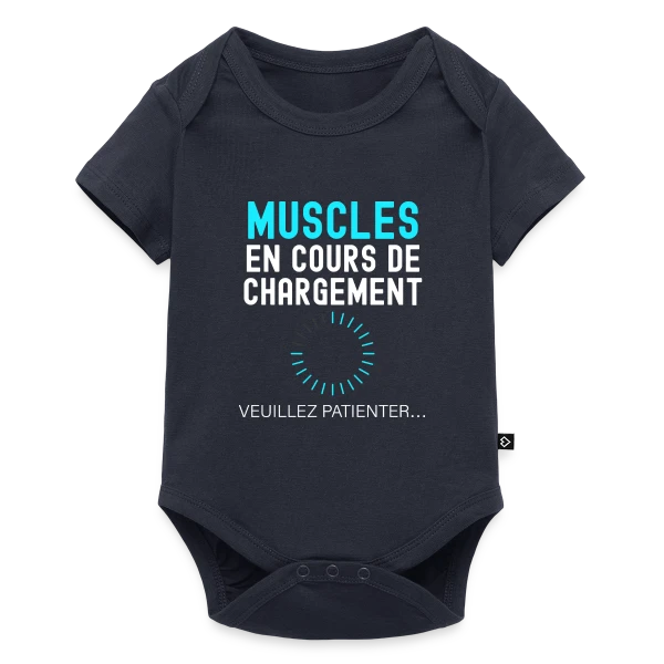Muscles en Cours de Chargement sur Body à manches courtes Premium Bébé