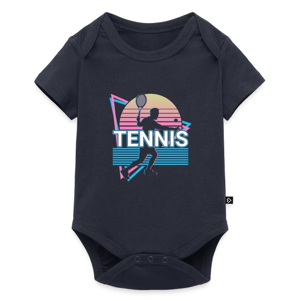Maquette de Joueur de Tennis Vaporwave Rétro Esthétique à personnaliser