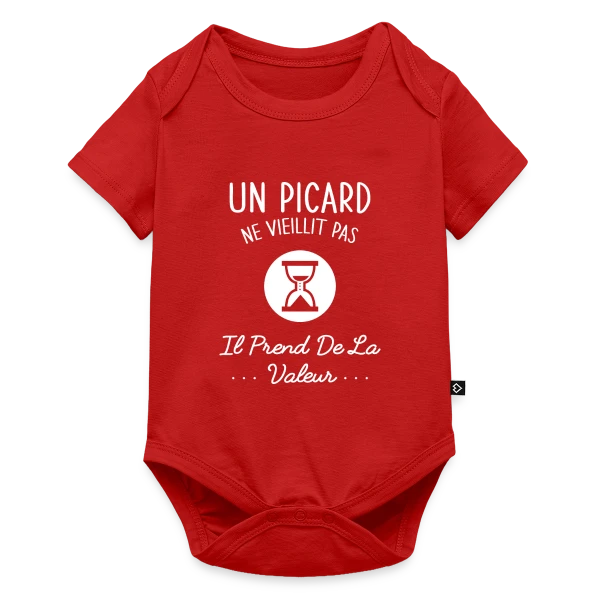 Maquette de Un Picard ne Vieillit Pas, il Prend de la Valeur - Humour Régional à personnaliser