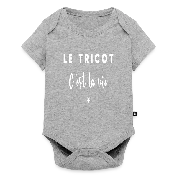 Le Tricot C'est la Vie sur Body à manches courtes Premium Bébé