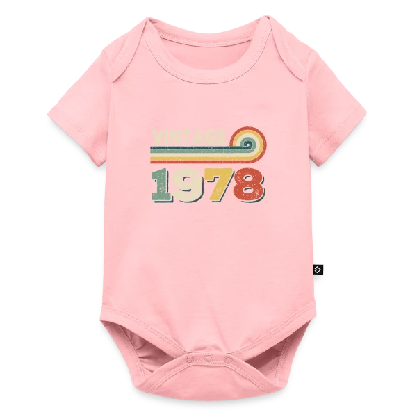 Vintage 1978 Spirale Rétro sur Body à manches courtes Premium Bébé