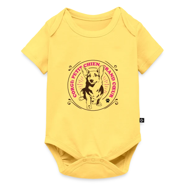Maquette de Corgi Grand Cœur: Adorable T-shirt pour Amoureux des Chiens à personnaliser