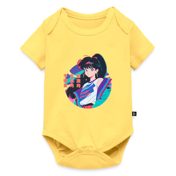 Maquette de Fille Anime Rétro 80s/90s Windbreaker à personnaliser