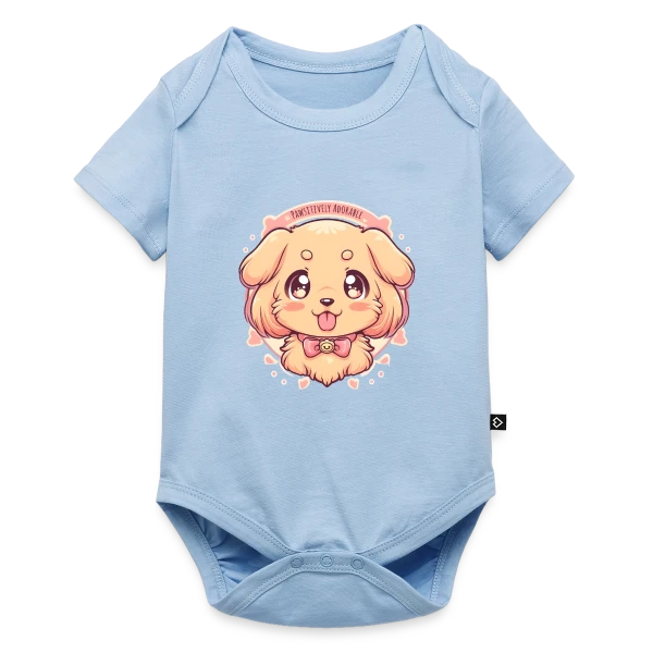 Maquette de Chiot Golden Retriever Adorable et Kawaii à personnaliser