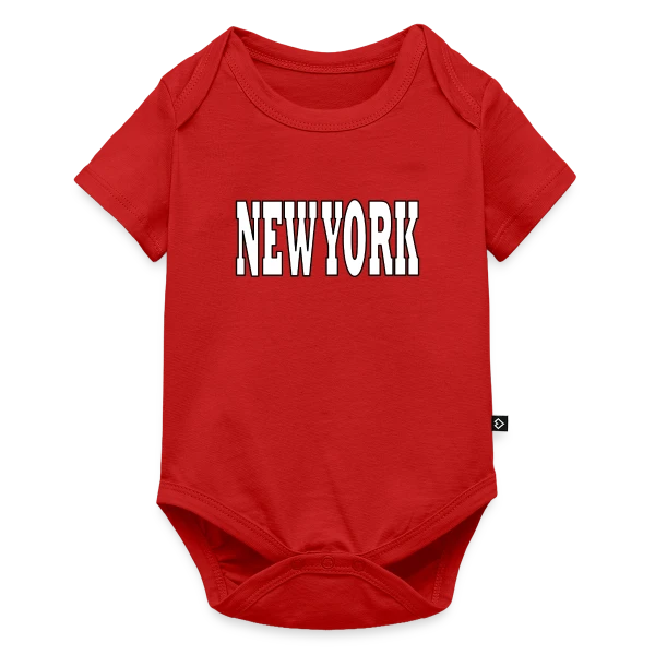 New York Ville Iconique sur Body à manches courtes Premium Bébé