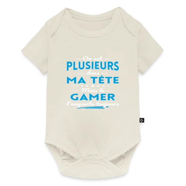 Maquette de Humour Gamer: 'On est plusieurs dans ma tête...' à personnaliser