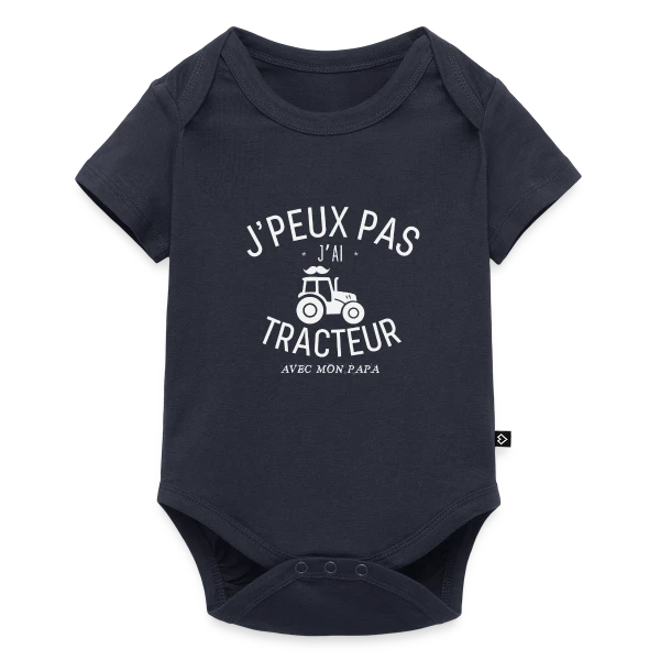 Maquette de 'J'Peux Pas J'Ai Tracteur avec Papa' - Humour Enfant et Parent à personnaliser
