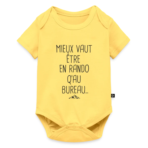 Randonnée Humour: Le Cadeau Idéal pour Randonneurs sur Body à manches courtes Premium Bébé