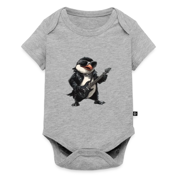 Maquette de Pinguin Rocker Guitariste Heavy Metal à personnaliser